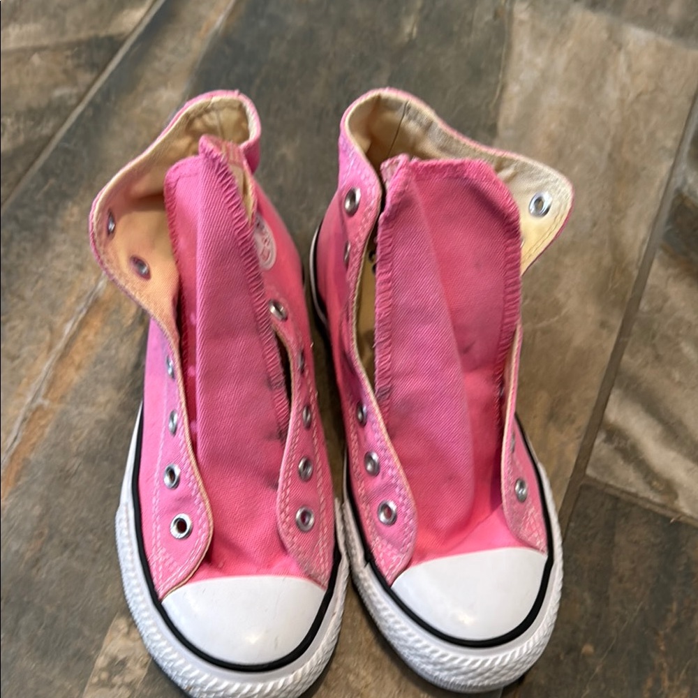 Converse Pink High-Top Sneakers